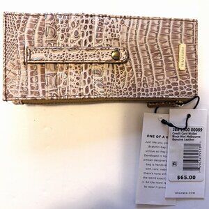 Brahmin Birch Mini Melbourne Credit Card Wallet